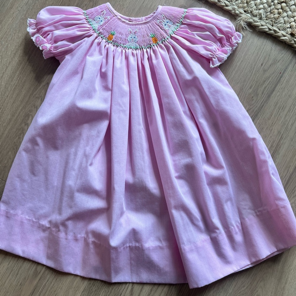 Easter Spring Smocked Dress